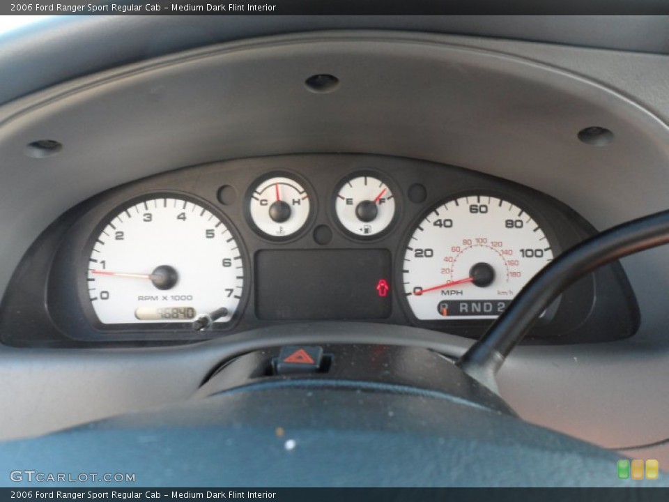 Medium Dark Flint Interior Gauges for the 2006 Ford Ranger Sport Regular Cab #58963971