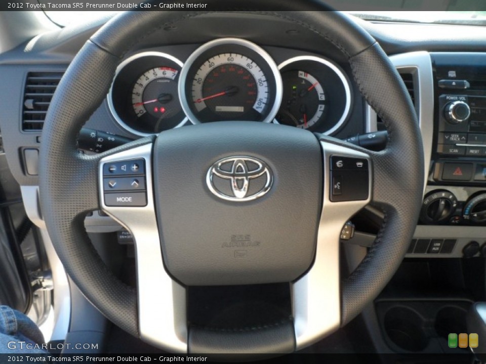 Graphite Interior Steering Wheel for the 2012 Toyota Tacoma SR5 Prerunner Double Cab #58964901