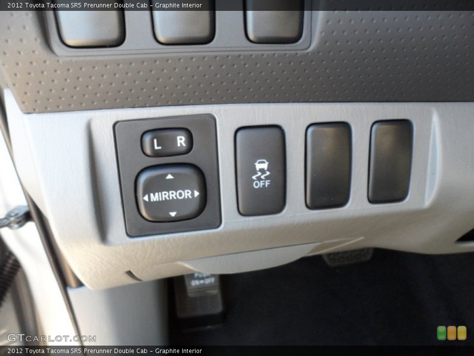 Graphite Interior Controls for the 2012 Toyota Tacoma SR5 Prerunner Double Cab #58964913