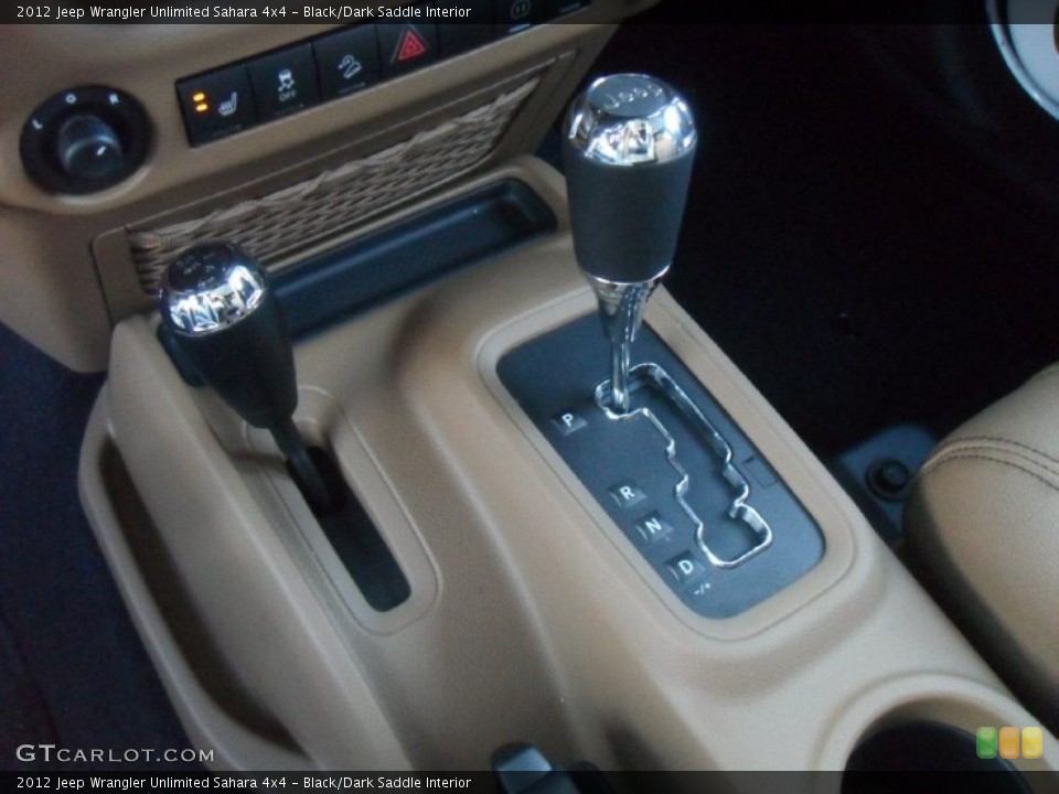 Black/Dark Saddle Interior Transmission for the 2012 Jeep Wrangler Unlimited Sahara 4x4 #58965444