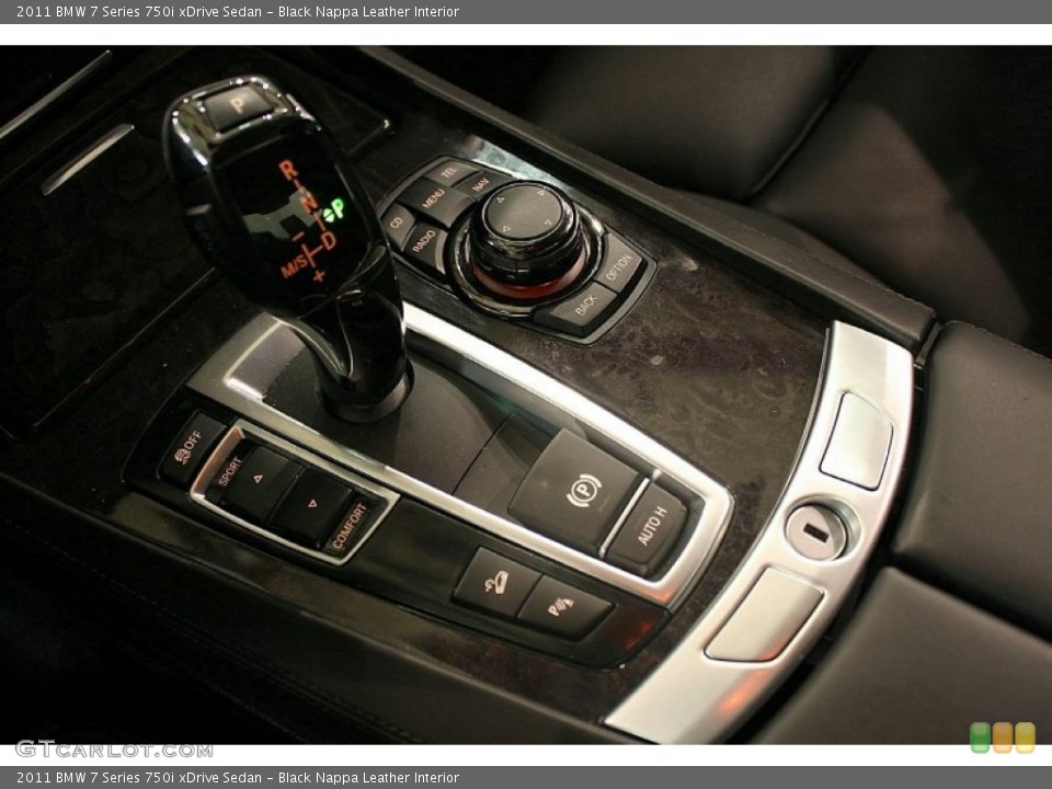 Black Nappa Leather Interior Transmission for the 2011 BMW 7 Series 750i xDrive Sedan #58966782