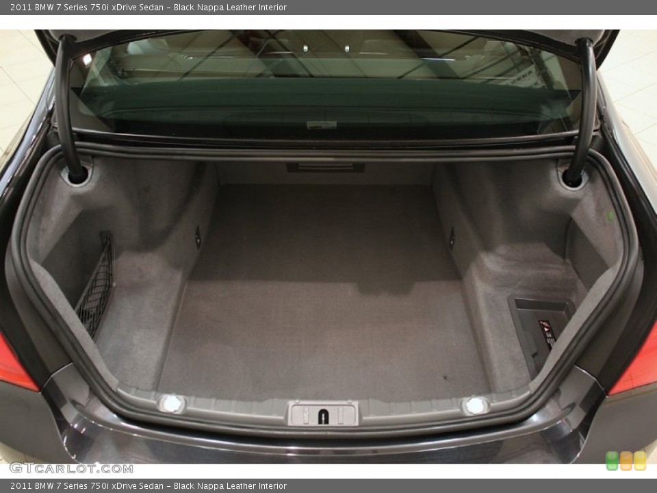 Black Nappa Leather Interior Trunk for the 2011 BMW 7 Series 750i xDrive Sedan #58966842