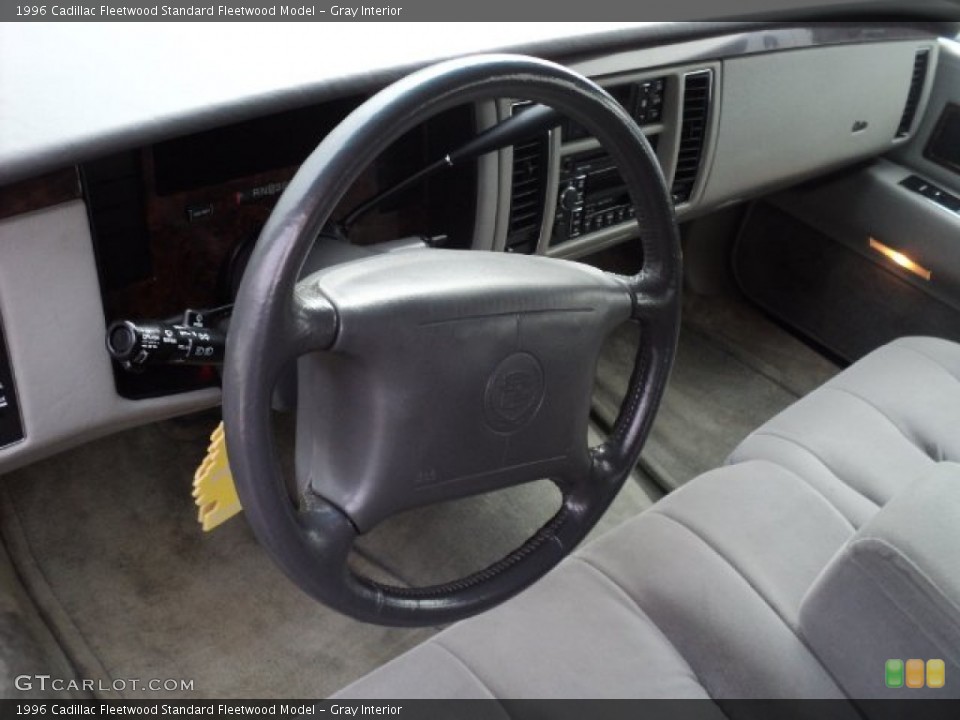 Gray Interior Steering Wheel for the 1996 Cadillac Fleetwood  #58968360