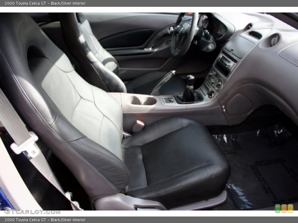 Black/Silver Interior Photo for the 2000 Toyota Celica GT #58968378