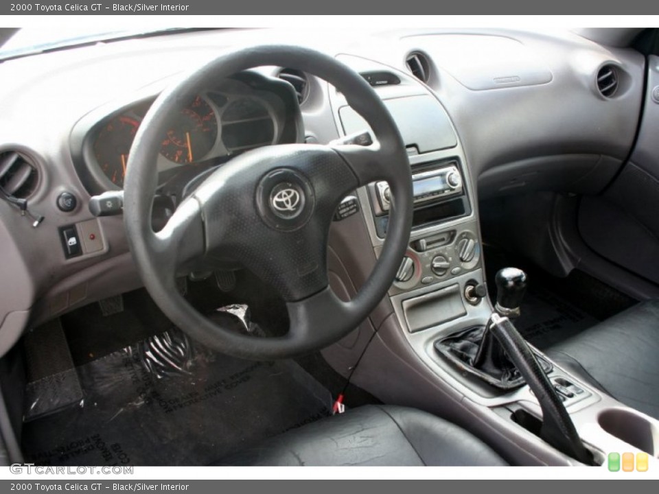 Black/Silver Interior Dashboard for the 2000 Toyota Celica GT #58968408