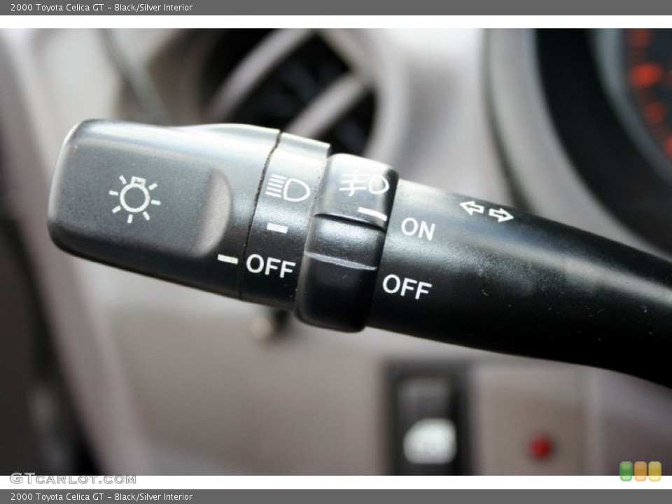Black/Silver Interior Controls for the 2000 Toyota Celica GT #58968435