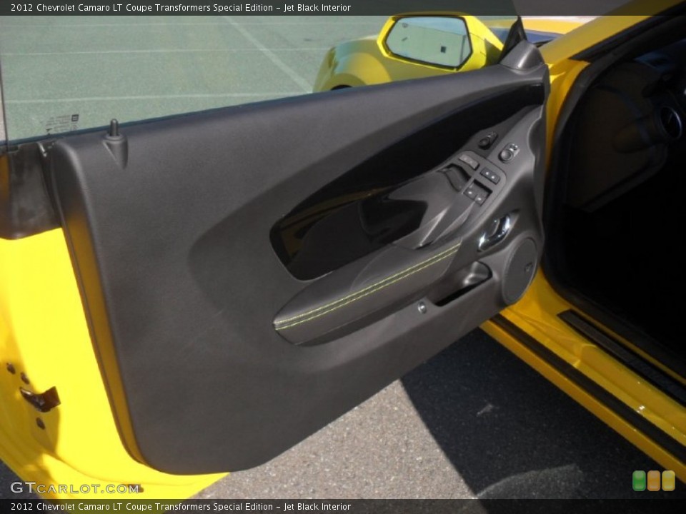 Jet Black Interior Door Panel for the 2012 Chevrolet Camaro LT Coupe Transformers Special Edition #58970455
