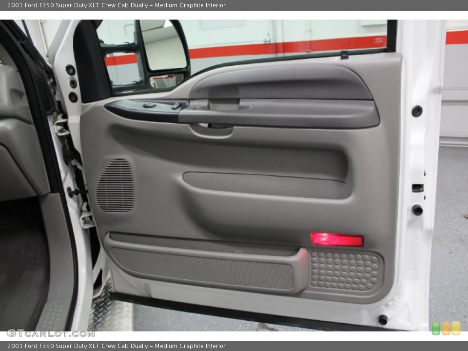 Medium Graphite Interior Door Panel for the 2001 Ford F350 Super Duty XLT Crew Cab Dually #58971643