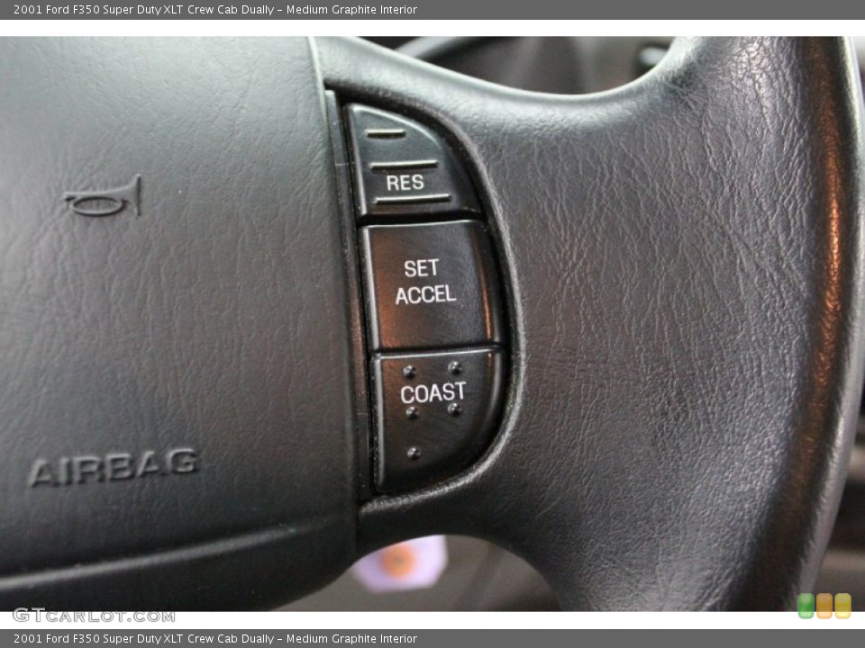 Medium Graphite Interior Controls for the 2001 Ford F350 Super Duty XLT Crew Cab Dually #58971745