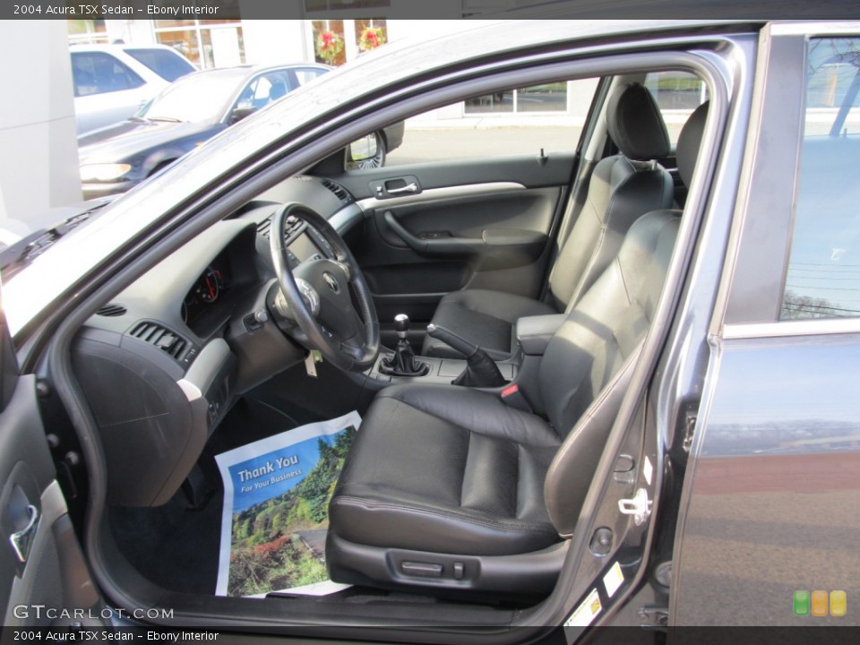 Ebony Interior Photo for the 2004 Acura TSX Sedan #58973248
