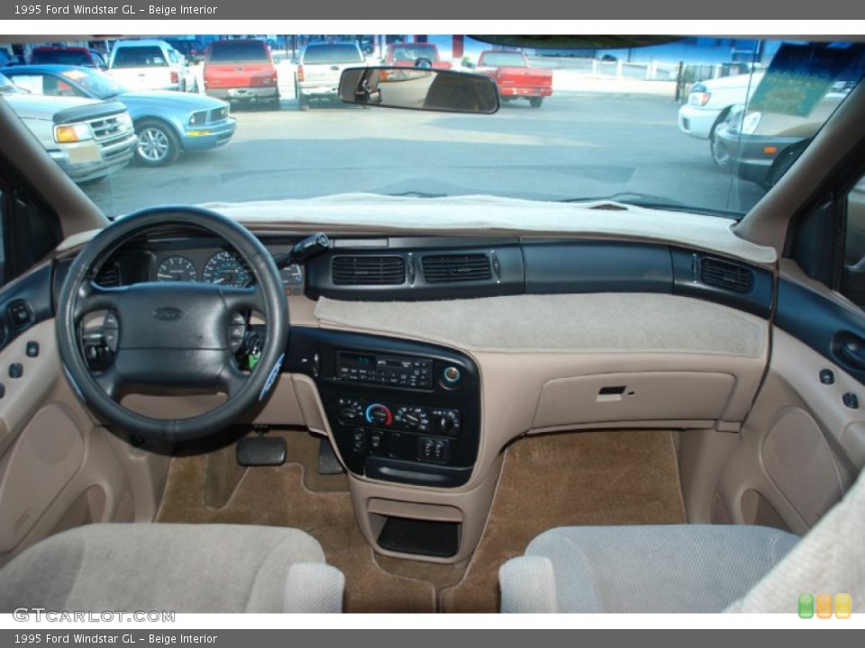 Beige Interior Dashboard for the 1995 Ford Windstar GL #58974604