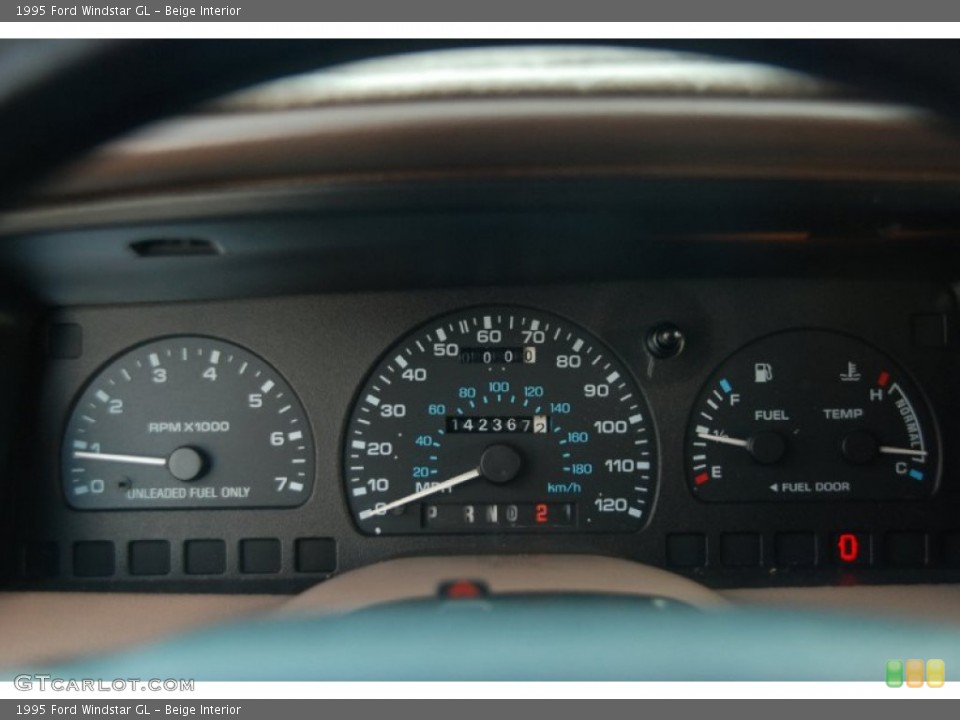 Beige Interior Gauges for the 1995 Ford Windstar GL #58974640