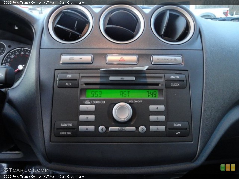 Dark Grey Interior Controls for the 2012 Ford Transit Connect XLT Van #58976689