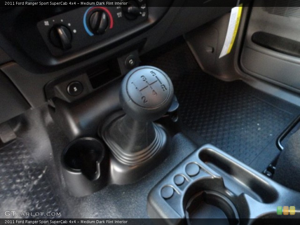 Medium Dark Flint Interior Transmission for the 2011 Ford Ranger Sport SuperCab 4x4 #58977757
