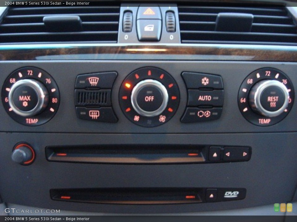 Beige Interior Controls for the 2004 BMW 5 Series 530i Sedan #58978324