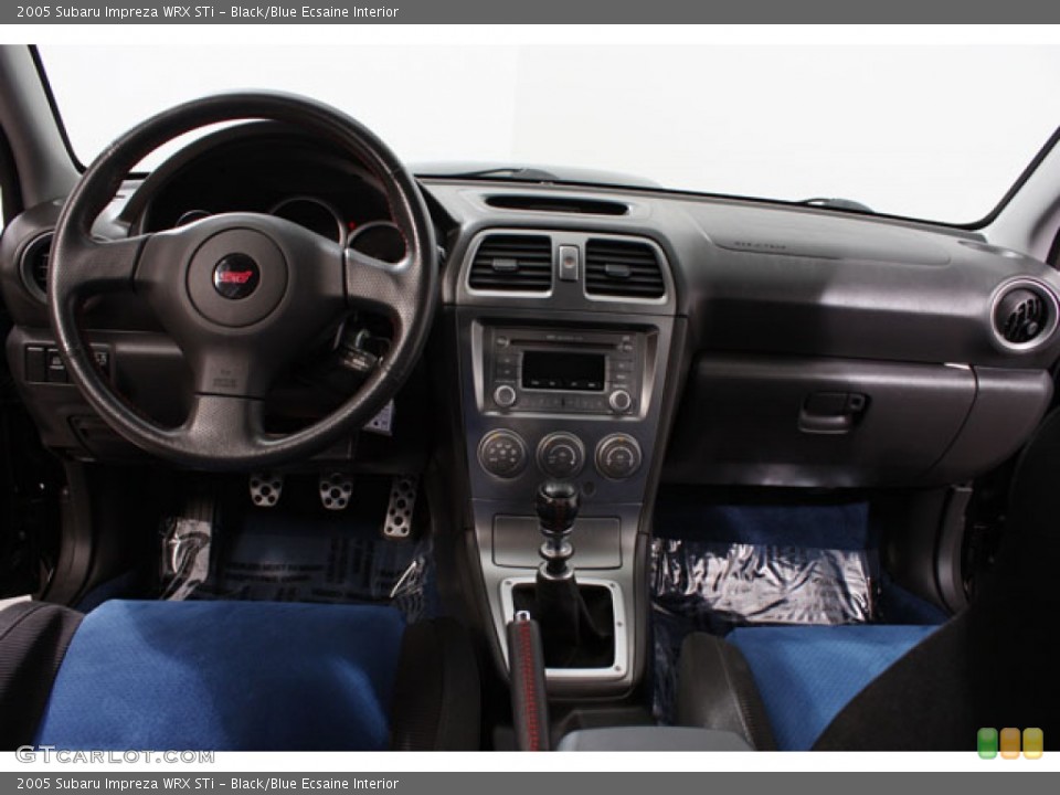 Black/Blue Ecsaine Interior Dashboard for the 2005 Subaru Impreza WRX STi #58982160