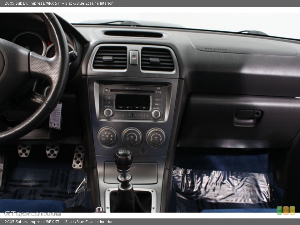 Black/Blue Ecsaine Interior Dashboard for the 2005 Subaru Impreza WRX STi #58982187