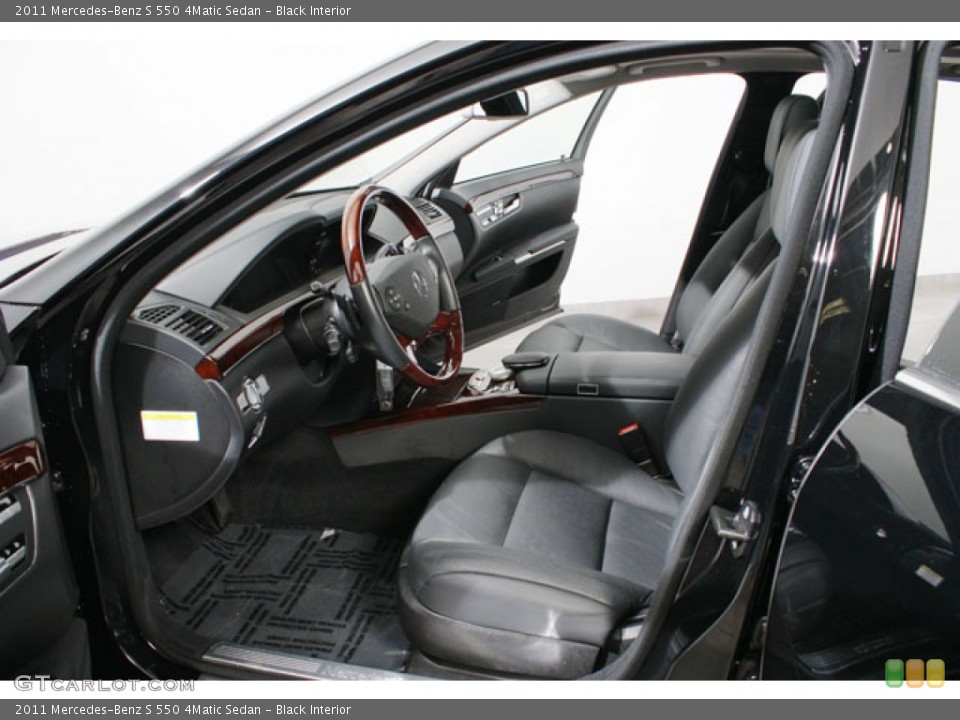 Black Interior Photo for the 2011 Mercedes-Benz S 550 4Matic Sedan #58982773