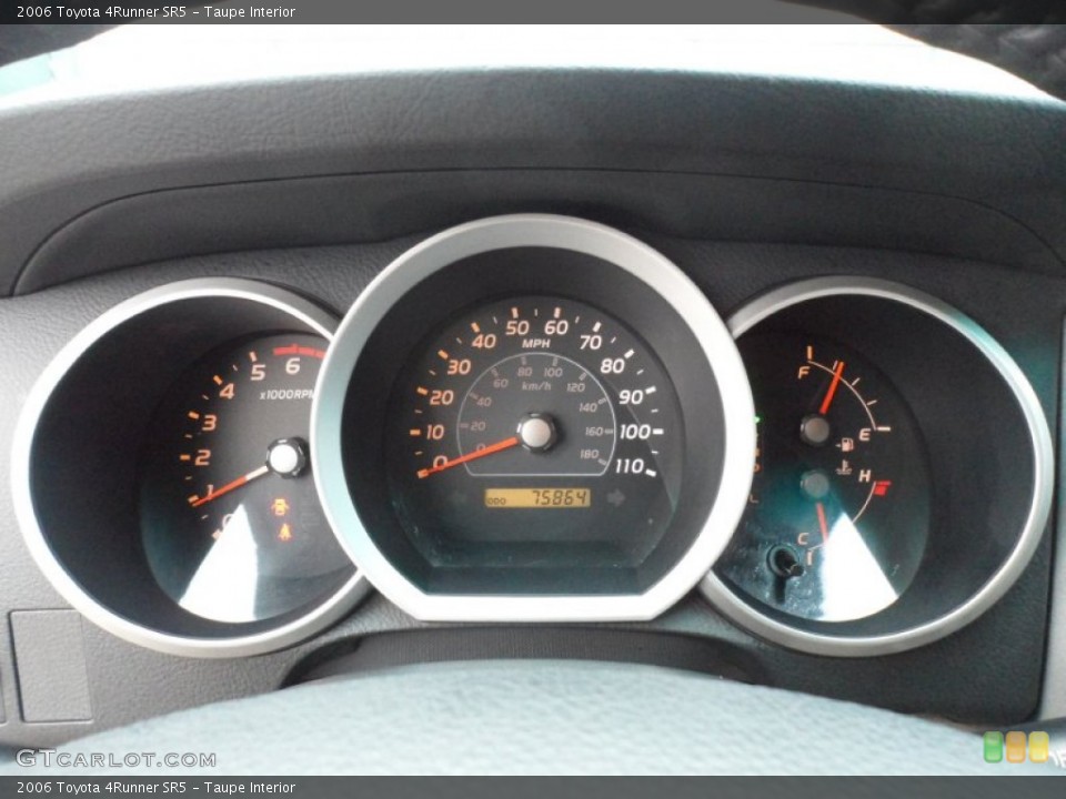 Taupe Interior Gauges for the 2006 Toyota 4Runner SR5 #58983742