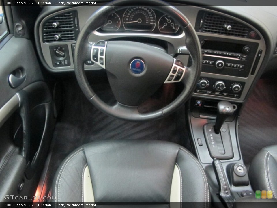 Black/Parchment Interior Dashboard for the 2008 Saab 9-5 2.3T Sedan #58983745