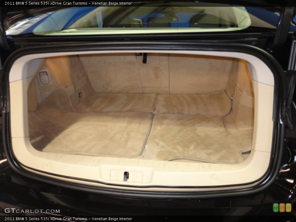 Venetian Beige Interior Trunk for the 2011 BMW 5 Series 535i xDrive Gran Turismo #58984322