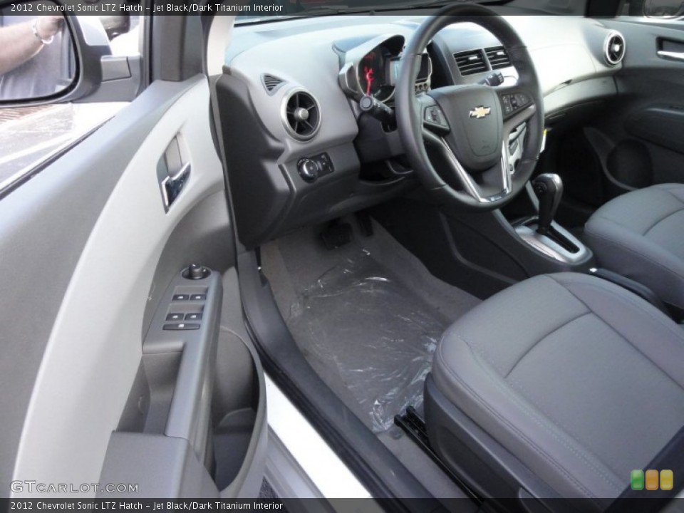 Jet Black/Dark Titanium Interior Photo for the 2012 Chevrolet Sonic LTZ Hatch #58984402