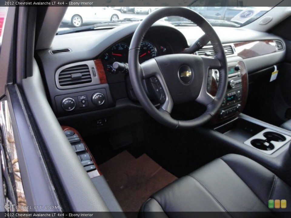 Ebony Interior Photo for the 2012 Chevrolet Avalanche LT 4x4 #58984675