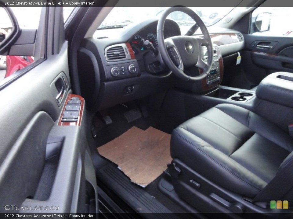 Ebony Interior Photo for the 2012 Chevrolet Avalanche LT 4x4 #58984684