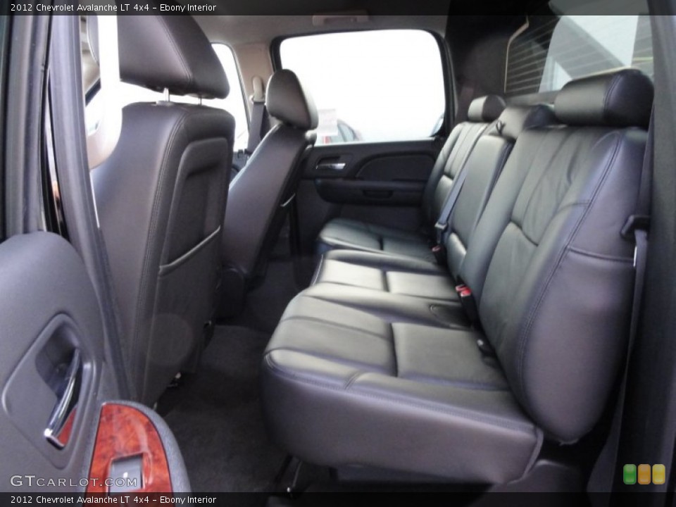 Ebony Interior Photo for the 2012 Chevrolet Avalanche LT 4x4 #58984693