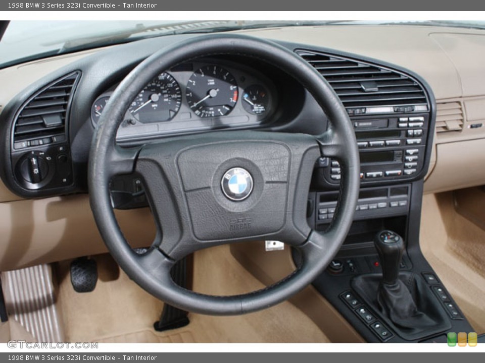 Tan Interior Dashboard for the 1998 BMW 3 Series 323i Convertible #58985068