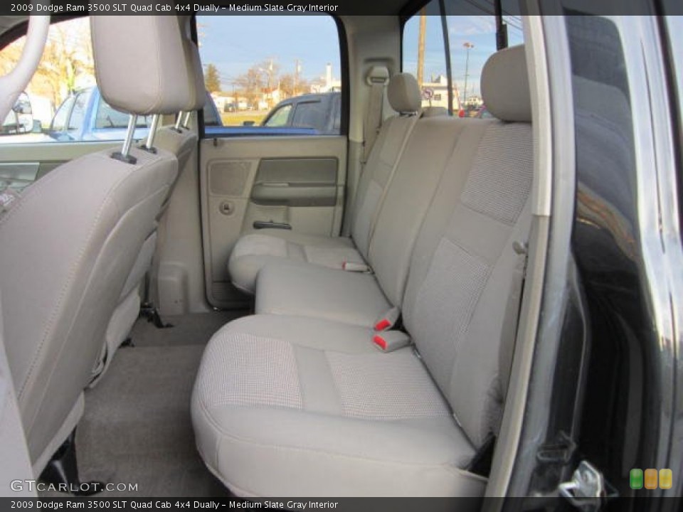 Medium Slate Gray Interior Photo for the 2009 Dodge Ram 3500 SLT Quad Cab 4x4 Dually #58987945