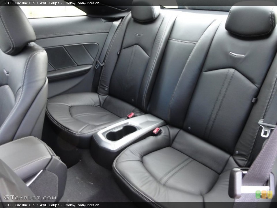 Ebony/Ebony Interior Photo for the 2012 Cadillac CTS 4 AWD Coupe #58987966
