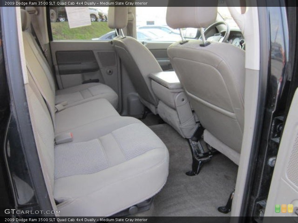 Medium Slate Gray Interior Photo for the 2009 Dodge Ram 3500 SLT Quad Cab 4x4 Dually #58987987