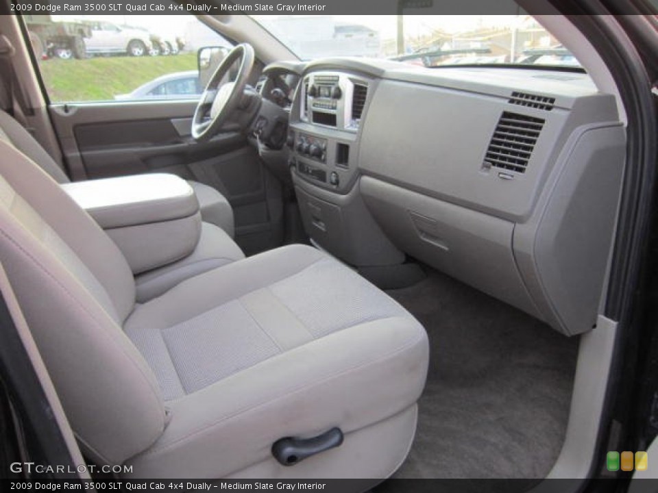 Medium Slate Gray Interior Photo for the 2009 Dodge Ram 3500 SLT Quad Cab 4x4 Dually #58988014