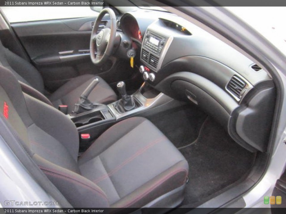 Carbon Black Interior Photo for the 2011 Subaru Impreza WRX Sedan #58988404