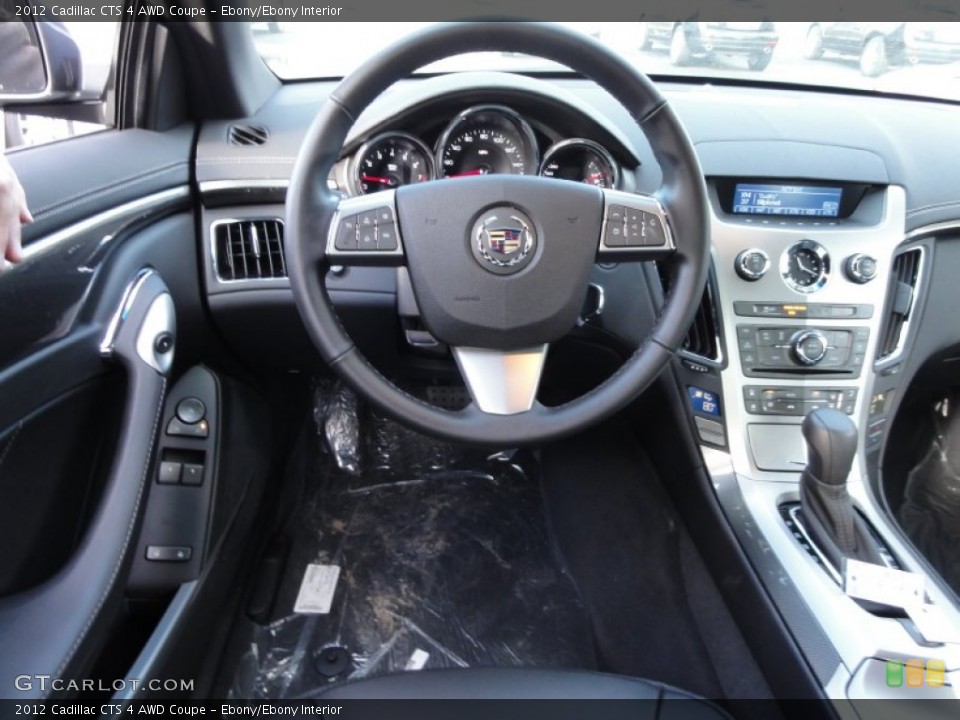 Ebony/Ebony Interior Dashboard for the 2012 Cadillac CTS 4 AWD Coupe #58989520