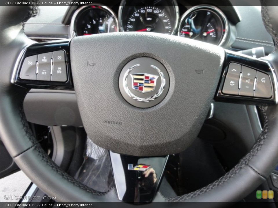 Ebony/Ebony Interior Steering Wheel for the 2012 Cadillac CTS -V Coupe #58989670
