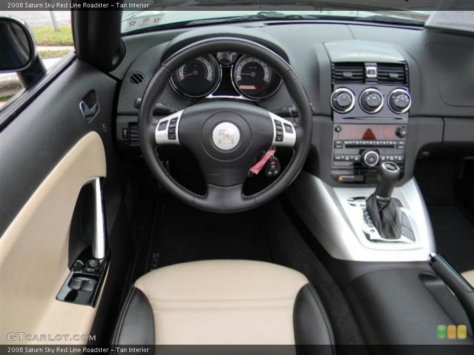 Tan Interior Photo for the 2008 Saturn Sky Red Line Roadster #58991179