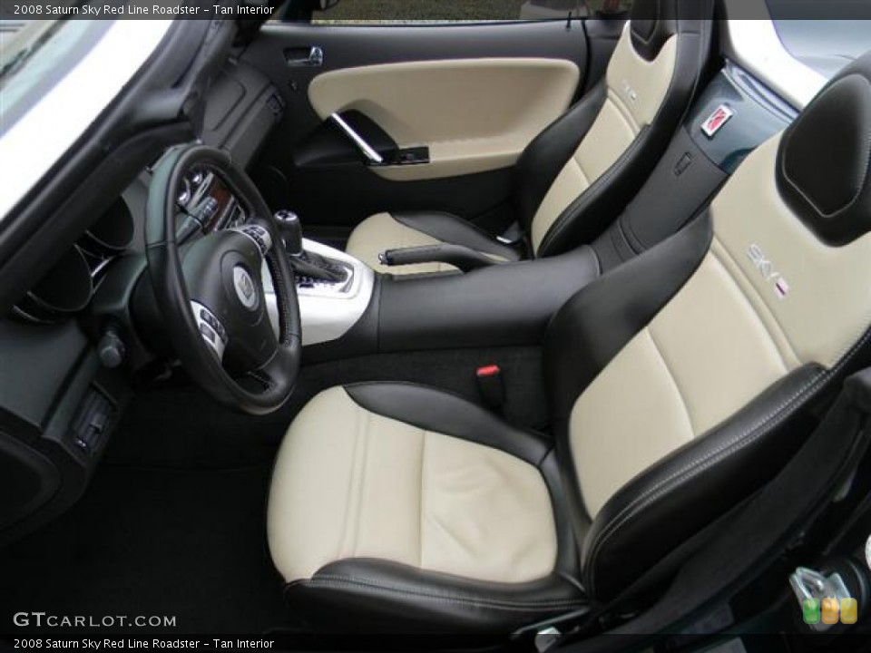 Tan Interior Photo for the 2008 Saturn Sky Red Line Roadster #58991206