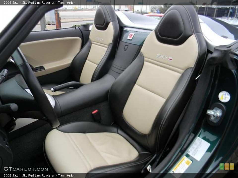 Tan Interior Photo for the 2008 Saturn Sky Red Line Roadster #58991221