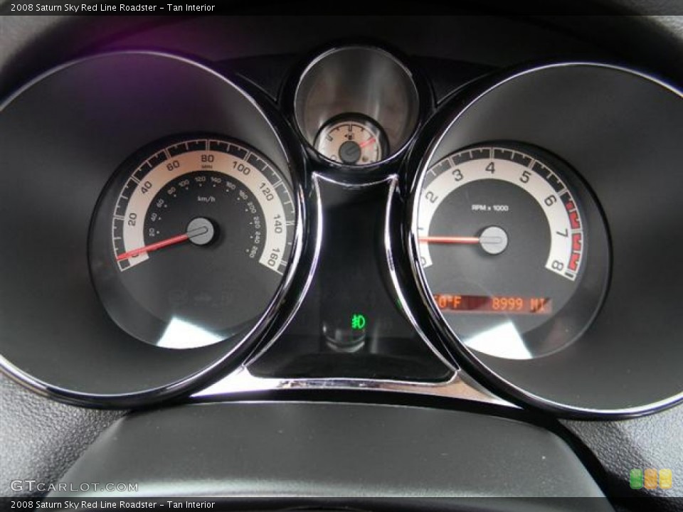 Tan Interior Gauges for the 2008 Saturn Sky Red Line Roadster #58991308
