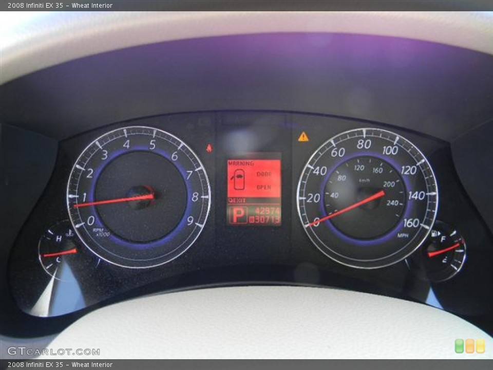 Wheat Interior Gauges for the 2008 Infiniti EX 35 #58991848