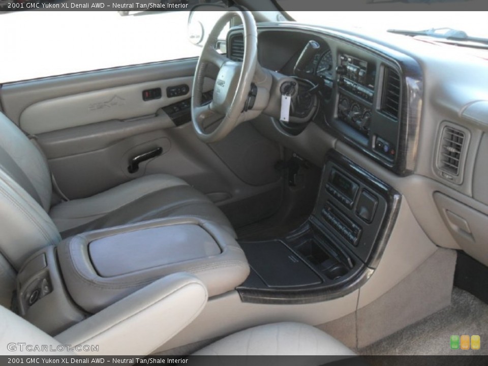 Neutral Tan/Shale Interior Photo for the 2001 GMC Yukon XL Denali AWD #58992637