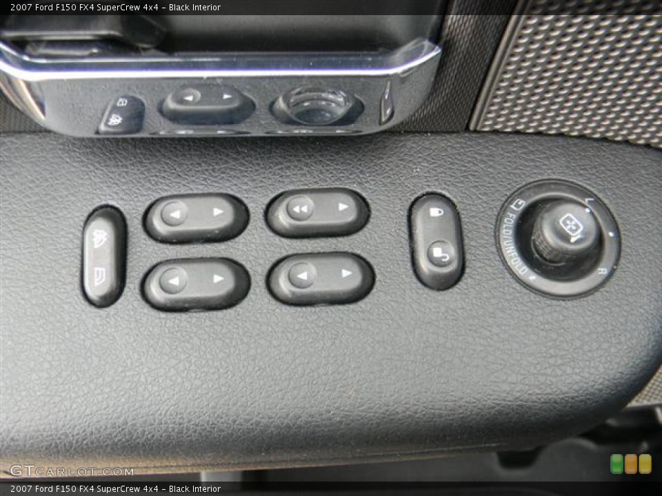 Black Interior Controls for the 2007 Ford F150 FX4 SuperCrew 4x4 #58993318
