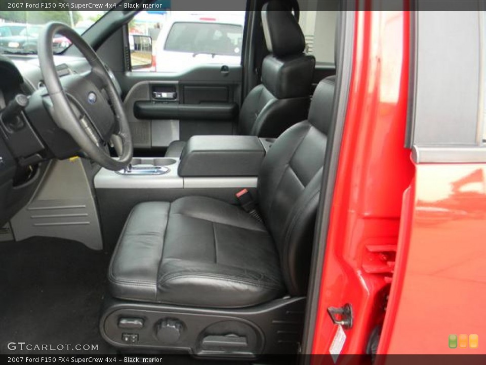 Black Interior Photo for the 2007 Ford F150 FX4 SuperCrew 4x4 #58993327