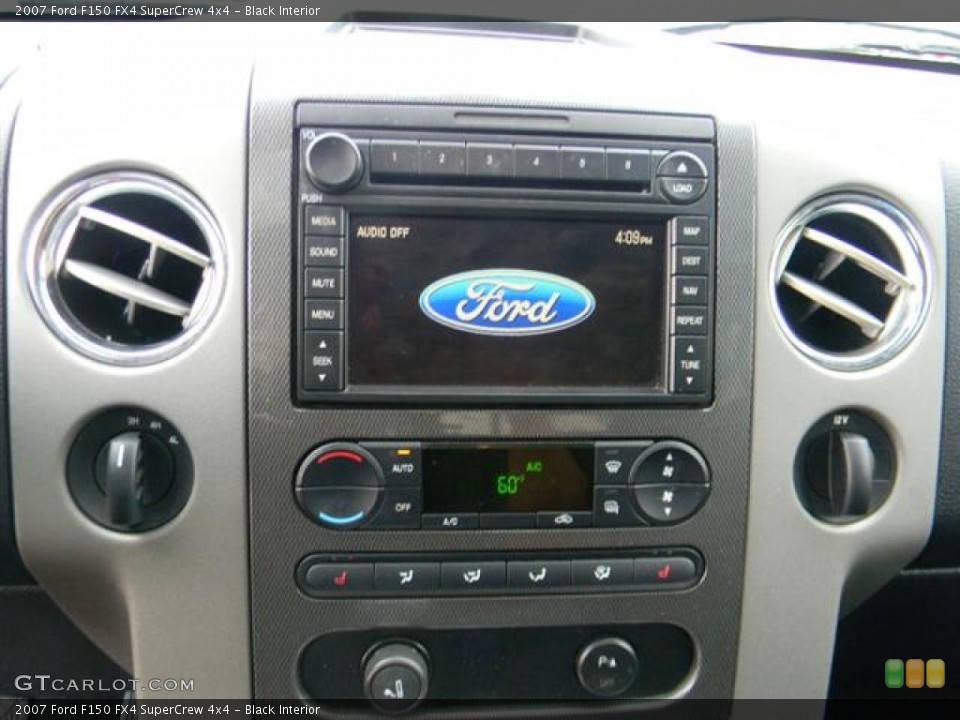 Black Interior Controls for the 2007 Ford F150 FX4 SuperCrew 4x4 #58993354