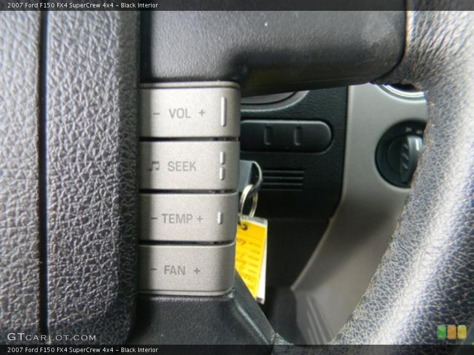 Black Interior Controls for the 2007 Ford F150 FX4 SuperCrew 4x4 #58993396