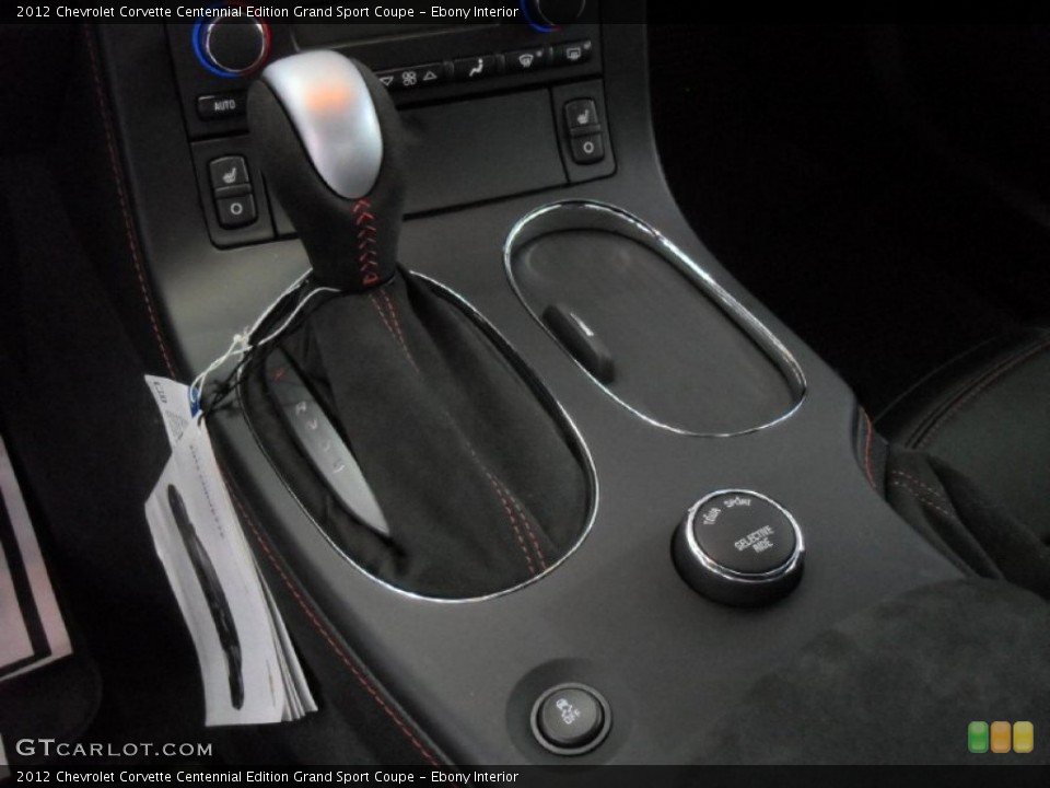Ebony Interior Transmission for the 2012 Chevrolet Corvette Centennial Edition Grand Sport Coupe #58996861