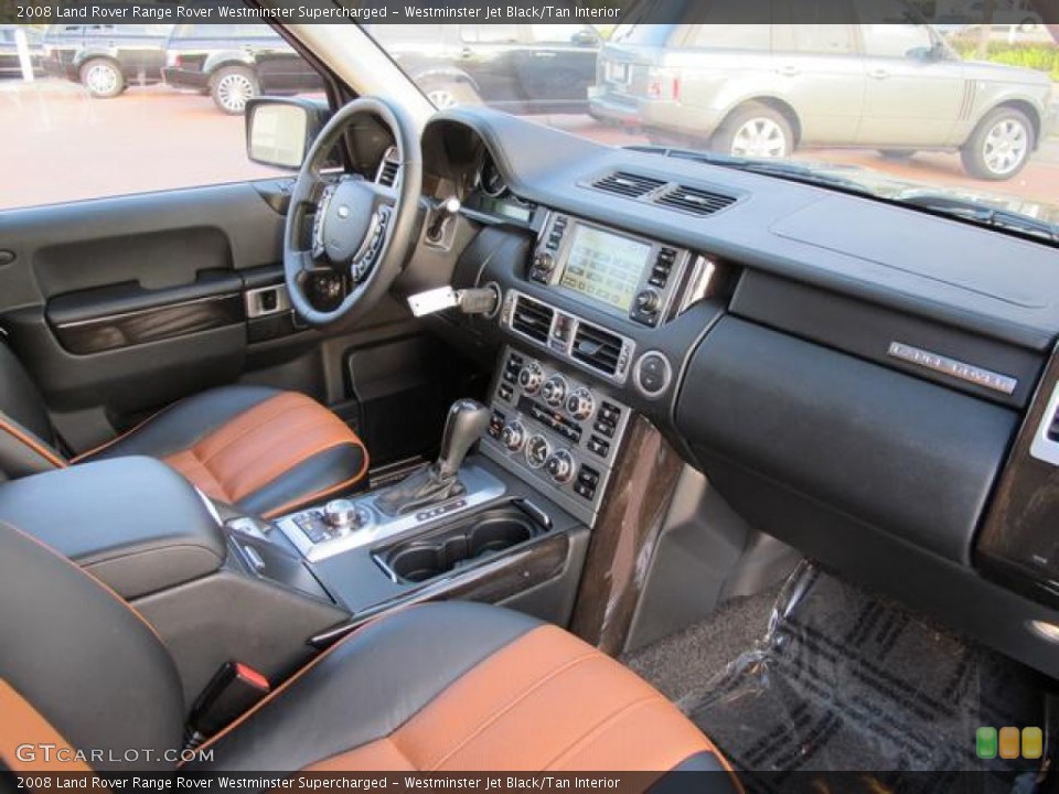 Westminster Jet Black/Tan Interior Photo for the 2008 Land Rover Range Rover Westminster Supercharged #58997236