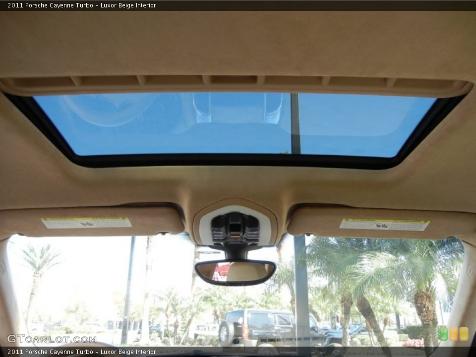 Luxor Beige Interior Sunroof for the 2011 Porsche Cayenne Turbo #59000080